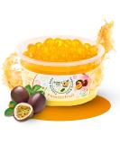 Bubble Tea Express - Fruity Popping Boba Pearls Passion Fruit 490g | Vegan Gluten-Free & Lactose-Free Fruit Juice Beads for Bubble Tea - Buy Online on GoSupps.com
