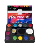 Maydear Face Body Paint Oil Palette - Professional 14 Colors for Cosplay & Halloween Makeup - Buy Online on GoSupps.com