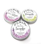 Floral Lotion Bar Set | 3 Natural 1oz Bars - Lavender Honeysuckle Clover & Honey | Ideal for International Shipping - Buy Online on GoSupps.com