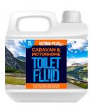 Ultima-Plus XP Caravan & Motorhome Blue Toilet Chemical Fluid Solution Cleaner - Eco-Friendly Formaldehyde Free - Up to 20 Treatments - (2 Litres) - Buy Online on GoSupps.com