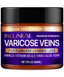 PAULINRISE Varicose Vein Cream for Legs - Improves Blood Circulation, Reduces Spider Veins and Heaviness, 2 Oz - Buy Online on GoSupps.com
