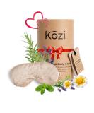 Heated Eye Mask for Dry Eyes | Cooling Sleep Mask & Yoga Pillow | Migraine Relief & Meditation Accessory | Kozi Eye Pillow for Relaxation (Jute) - Free International Shipping - Buy Online on GoSupps.com