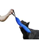 Dingo Gear Cotton Nylon Bite Sausage for Dog Training | IGP IPO Obedience & Protection Sport - 45x8 cm Blue - Buy Online on GoSupps.com