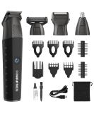 Conair Men All-in-One Grooming Trimmer Kit - 16 Piece Rechargeable Nose Beard Mustache & Body Hair Trimmer - Showerproof Manscaping Tool - Buy Online on GoSupps.com