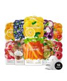 Nature Republic Cold Juicy Fresh Gel Mask - 10 Variety Pack | Cruelty-Free Skincare | Shop Internationally - Buy Online on GoSupps.com