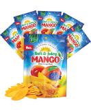 Dried Mango Slices - Soft, Juicy, Low Sugar, Gluten-Free, Natural Source of Vitamin C & Fiber (8 oz. x 6 Pack) - Buy Online on GoSupps.com