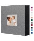 Miaikoe 6x4 Photo Album - 1000 Pockets Large Capacity Linen Album for Family Wedding, Holds 1000 10x15cm Photos - Grey - Buy Online on GoSupps.com