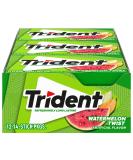 Trident Watermelon Twist Sugar Free Gum, 14 Count (Pack of 12) - Buy Online on GoSupps.com