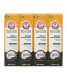 ARM & HAMMER Essentials Fluoride-Free Toothpaste Whiten + Activated Charcoal-4 Pack of 4.3oz Tubes Clean Mint- 100% Natural Baking Soda - Buy Online on GoSupps.com