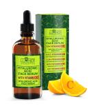 Hyaluron serum 100ml vitamin C serum face natural anti-wrinkle formula with snail mucus aloe vera vitamin C-e moisturizing upholstery hyaluronic acid serum made in Italy. - Buy Online on GoSupps.com