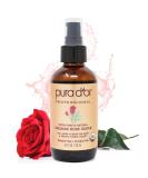 PURA D'OR Organic Rose Water Toner - 4oz | Full Skin Hydration, Controls Excess Oils & Acne - Promotes Healthy Skin Cells - All Skin Types - Buy Online on GoSupps.com