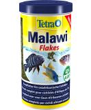 Tetra Malawi Flakes - Premium Fish Food for Herbivorous East African Cichlids | 1L Can | International Shipping Available - Buy Online on GoSupps.com