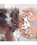WiDream Silver Crystal Headband | Elegant Flower Leaf Headpiece | Wedding Hair Accessories for Brides Women & Girls - Shop Now! - Buy Online on GoSupps.com