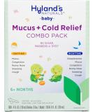 Hyland's Baby Mucus + Cold Relief Daytime & Nighttime Value Pack 6+ Months 2 Bottles 4 fl oz (118 ml) Each - Buy Online on GoSupps.com