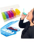e-Pill MediShot Weekly Pill Organizer - Large 2x Daily Box for Vitamins Medicine & Supplements - International Shipping Available - Buy Online on GoSupps.com