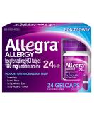 Allegra Allergy Gelcaps - 24 Fast-Acting Antihistamine Gelcaps for Indoor & Outdoor Allergy Relief - Buy Internationally - Buy Online on GoSupps.com