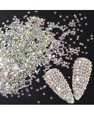 1440PCS 2MM Flat Back Crystal AB Rhinestones for Nail Art - Professional Nail Gems for Face, Teeth, DIY Crafts - Buy Online on GoSupps.com