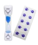 Dental Aesthetics Smile Toothbrush Timer & 10 Blue Disclosing Tablets - Buy Online on GoSupps.com