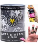 Super Stretchy Thumb Tape for Weightlifting & Cross Training - 15 Ft Black 2-Pack - Flexible Gym & Athletic Finger Wrap - Buy Online on GoSupps.com