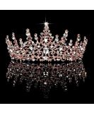 TOBATOBA Crystal Wedding Tiara for Women Rose Gold Crown for Women Royal Queen Crown Headband Metal Princess Tiara for Bride Quinceanera Headpieces for Birthday Prom Pageant Halloween Costume Cosplay - Buy Online on GoSupps.com