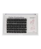 Bodermincer 72pcs 3D Effect Glue Bonded Mink Super Cluster Eyelashes D Curl - 18mm | Home Eyelash Extension Makeup - Buy Online on GoSupps.com