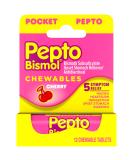 Pepto To Go Cherry Chewable 12ct - Convenient Relief On-the-Go - Buy Online on GoSupps.com