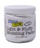 The Crafters Workshop Modeling Paste Medium  Surface Prep and Dimension Additive  Texture for Canvas  Paper  Wood or Paints  Provides Depth for Acrylic or Oils  Modeling Paste  8-oz  Light/Fluffy Modeling Paste Light/Flu... - Buy Online on GoSupps.com