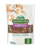 Cascadian Farm Organic Granola with No Added Sugar Coconut Cashew Cereal Resealable Pouch 11 oz. - Buy Online on GoSupps.com