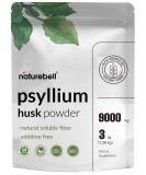 Naturebell Psyllium Husk Powder 3 Lbs (48 Oz) - 9000mg Per Serving - Unflavored | Gluten Free Soluble Fiber for Gut Health - Ideal for Keto Baking, Shakes, Juices & More - Buy Online on GoSupps.com