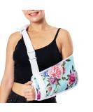 Rose Arm Sling for Women | Fashionable Flower Design | Shoulder & Elbow Support for Injury Recovery - Buy Online on GoSupps.com
