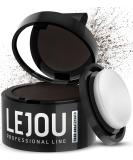 LEJOU Hair Powder Dark Brown for Men & Women - Instant Conceal for Hair Beard & Roots - 4g Makeup Powder - Buy Online on GoSupps.com