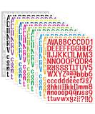 1512 Alphabet Stickers 12 Sheets Alphabet Stickers Vinyl Self-Adhesive Number Alphabet Vinyl Stickers  Mailbox Numbers Labels DIY Crafts Art Making  Decals for Sign Notebook  Classroom Decor  Door A4 - Buy Online on GoSupps.com