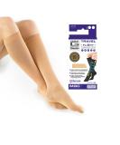 Neo G Travel Socks - for Mild Varicose Veins Long Flights Improving Circulation Tired Aching Legs Everyday Comfort - Graduated Compression - Class 1 Medical Device - Large - Beige Large: 38 - 43 cm // 15 - 16.9 in Beige - Buy Online on GoSupps.com