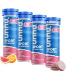 Nuun Sport Electrolyte Drink Tablets - Citrus Fruit Flavor (40 Servings, 4 Tubes) - Buy Online on GoSupps.com