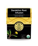 Buddha Teas Organic Dandelion Root Tea - OU Kosher, USDA Organic, CCOF Organic, 18 Bleach-Free Tea Bags - Buy Online on GoSupps.com