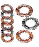 9 Pieces Full Circular Stretch Comb Flexible Plastic Circle, Hair Comb Headband Hairband Holder for Women Girls, 3 Colors (Black, Coffee, Tortoise Shell) Black,Classic Colors,Coffee,Tortoise Shell - Buy Online on GoSupps.com
