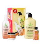 Hempz Sweet Pineapple & Honey Melon Gift Set | Body Care Routine | Lotion Bath Oil Wash & Scrub - Buy Internationally - Buy Online on GoSupps.com