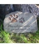 Personalized Dog Memorial Stone | Indoor Outdoor Garden Grave Marker | Loss of Pet Gift - Buy Online on GoSupps.com