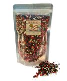 Red Baron Organic Gourmet Peppercorn Blend - 100% Natural, Paleo, Keto, Vegan Friendly, Non-GMO, No Artificial Color - 10 oz Rainbow Blend with Black, Pink, and Red Peppercorns - Buy Online on GoSupps.com