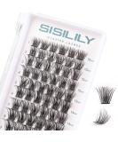 SISILILY Cluster Lashes | 72 Individual Lash Clusters C D Curl | DIY Reusable False Eyelashes | 3D Wispy Fluffy Lashes | 10-16mm Length | DM17-mix - Buy Online on GoSupps.com