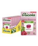 Ricola Raspberry Lemon Balm - 10 Box Swiss Herbal Candies Sugar-Free Vegan 13 Alpine Herbs | International Shipping Available - Buy Online on GoSupps.com