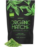 Organic Matcha Green Tea Powder - Ceremonial Grade - 120g (120 servings) - Premium Matcha Tea Powder - Certified Organic by The Soil Association - 100% Pure Stone Ground Tea Leaves - Vegan 120 g (Pack of 1) - Buy Online on GoSupps.com