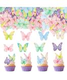 Shop Goldenkock Edible Butterflies - 40 Colorful Decorative Cake Toppers for Weddings & Birthdays - Buy Online on GoSupps.com