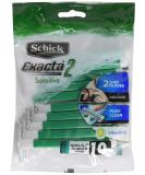 Schick Exacta2 Sensitive Disposable Razor 10 Count - Pack of 2 | Best Quality Shaving Razor - Buy Online on GoSupps.com