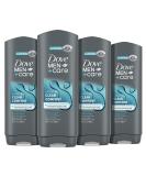 Dove Men+Care Body and Face Wash Clean Comfort 4 Count for Healthier and Stronger Skin Effectively Washes Away Bacteria While Nourishing Your Skin 18 oz Clean Comfort 18 Ounce (Pack of 4) - Buy Online on GoSupps.com