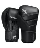 Hayabusa T3 Boxing Gloves for Men and Women Wrist and Knuckle Protection, Dual-X Hook and Loop Closure, Splinted Wrist Support, 5 Layer Foam Knuckle Padding 16oz Black - Buy Online on GoSupps.com