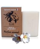 Organic Goat Milk Soap - French Crafted Facial Cleanser & Skin Treatment for Acne Psoriasis Eczema & Blackheads - Mann Baby Almond - Buy Online on GoSupps.com