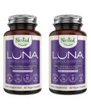 Luna | #1 Bedtime Supplement | Naturally Sourced Ingredients for Easier Bedtime | 60 Vegan Capsules | Herbal Supplement with Melatonin, Valerian Root, Chamomile Non-GMO (Luna 2 Pack) - Buy Online on GoSupps.com