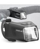 B chel Ahead front light I 35/15 Lux Design exactly in the middle of the handlebar stvzo and rainproof LED bicycle lighting bike lamp at the front bike light front black - Buy Online on GoSupps.com