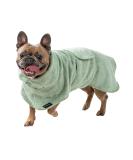 CANICOAT Dog Bathrobe Lavari - 100% Cotton Oeko-TEX Certified Size 9 Mint Green | Perfect for Bath Time - Buy Online on GoSupps.com